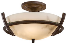 Minka-Lavery 687-14 - 3 LIGHT SEMI FLUSH MOUNT