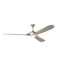 Kichler 310680NI - 80 Inch Mylo Weather+ Ceiling Fan with Satin Etch Cased Opal Glass in Brushed Nickel