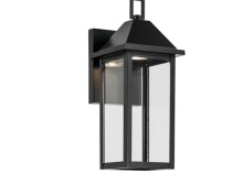Kichler 59157BKDS - Prin 14 Inch 1 Light Outdoor DarkSky Wall Light with Clear Glass in Black