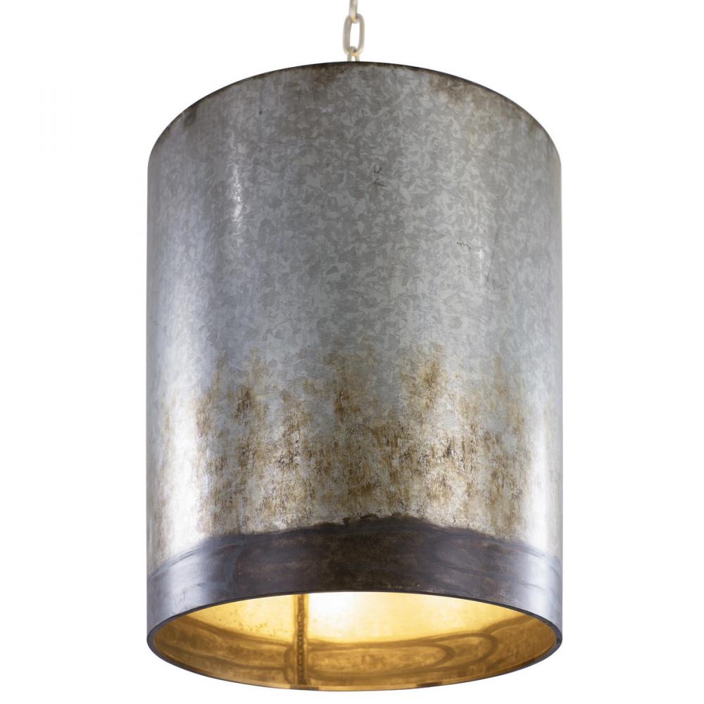 Cannery 3-Lt Pendant - Ombre Galvanized