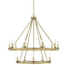 Savoy House 1-312-15-322 - Middleton 15-Light Chandelier in Warm Brass