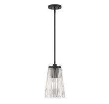 Savoy House 7-1742-1-89 - Chantilly 1-Light Pendant in Matte Black