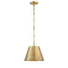 Savoy House 7-232-1-322 - Alden 1-Light Pendant in Warm Brass