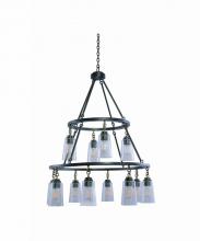 Kalco 504953MI - Dillon (8+4) Light 2 Tier Pendant