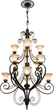 Kalco 5189MG/1479 - Mirabelle (4+4+4) Light 3 Tier Foyer