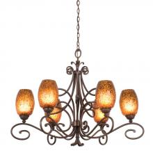 Kalco 5534AC/1356 - Amelie 6 Light Chandelier