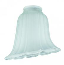 American De Rosa Lamparts G1552 - FROSTED SLANTED GAS SHADE