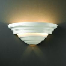 Justice Design Group CER-1555-WHT-LED-1000 - Wall Sconce