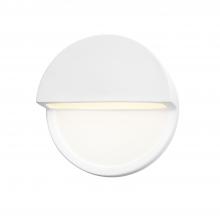 Justice Design Group CER-5610-WTWT - ADA Dome LED Wall Sconce (Closed Top)