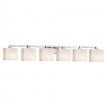 Justice Design Group FSN-8436-55-OPAL-NCKL - Regency 6-Light Bath Bar