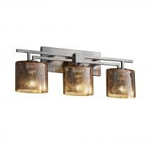 Justice Design Group FSN-8703-30-MROR-MBLK - Aero 3-Light Bath Bar