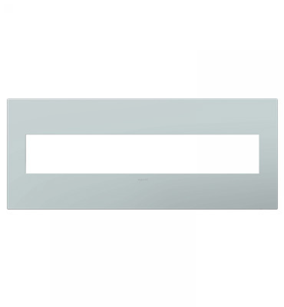 adorne Pale Blue Six-Gang Screwless Wall Plate