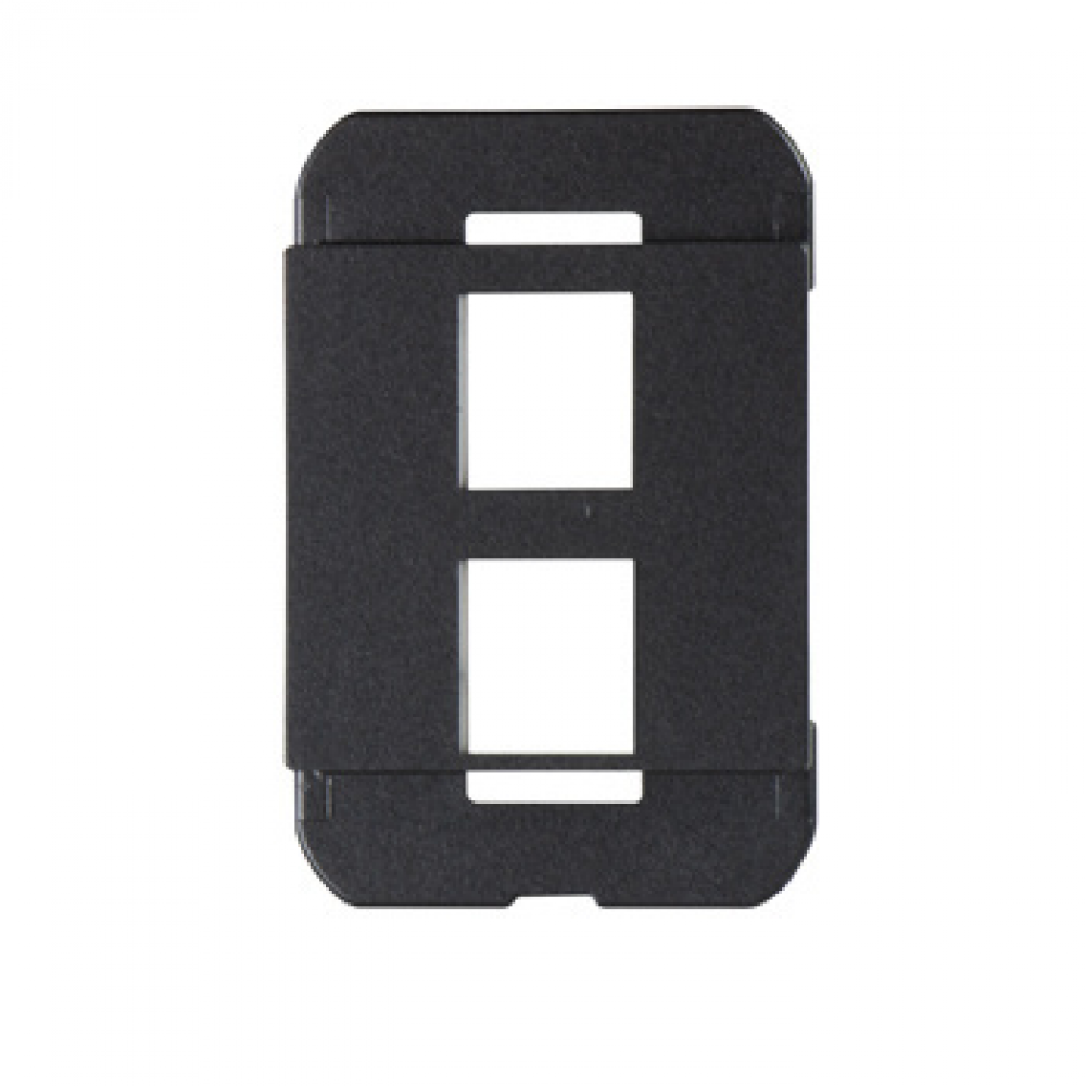 adorne 2-Port Frame, Graphite (8 pack) (8 pack)