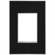 Legrand AWM1G3BLS4 - adorne? Black Stainless One-Gang-Plus Screwless Wall Plate