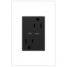 Legrand ARTRUSB15PD30G4 - adorne? 15A Tamper-Resistant Ultra-Fast Plus Power Delivery USB Type-C/C Outlet, Plus-Size, Graphite