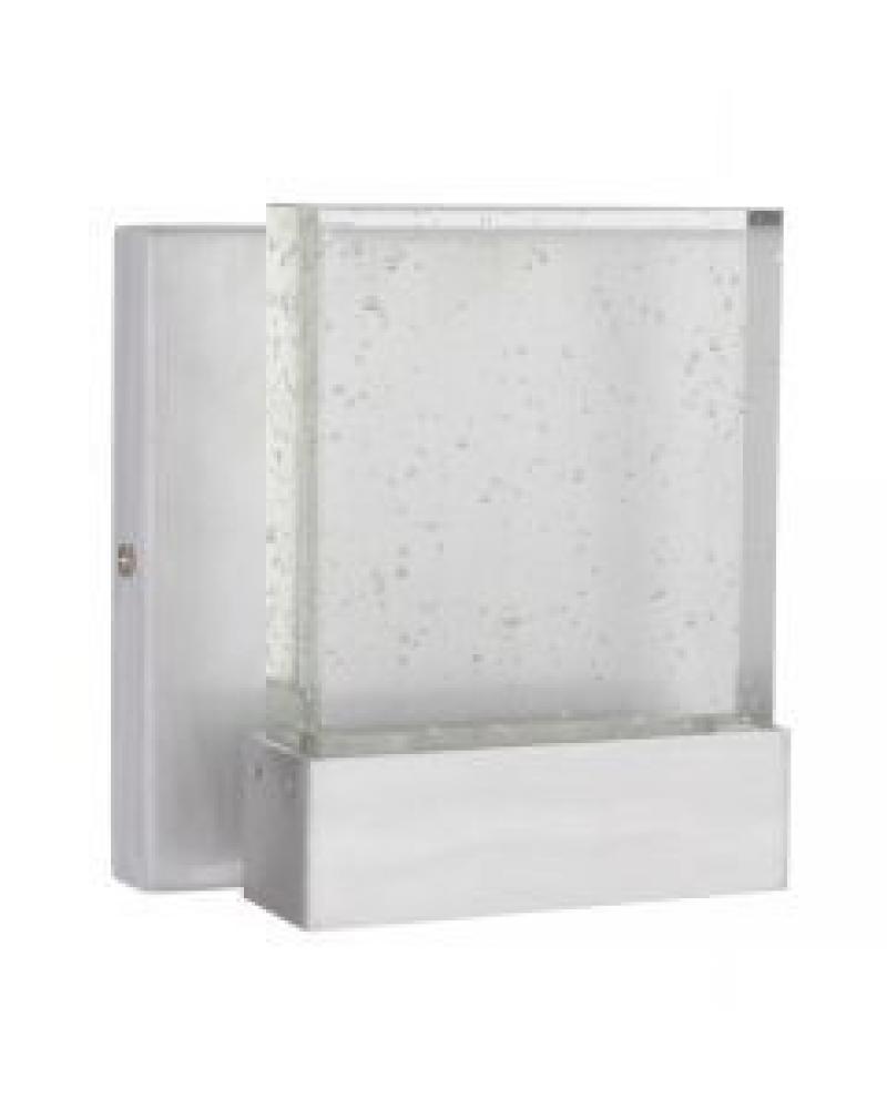 Aria II 1 Light Large LED Outdoor Wall Mount in Satin Aluminum