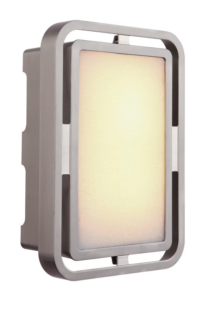 LED Metal Frame w/ Linen Glass