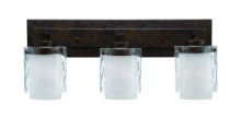 Craftmade 35403-PR - Kenswick 3 Light Vanity in Peruvian Bronze