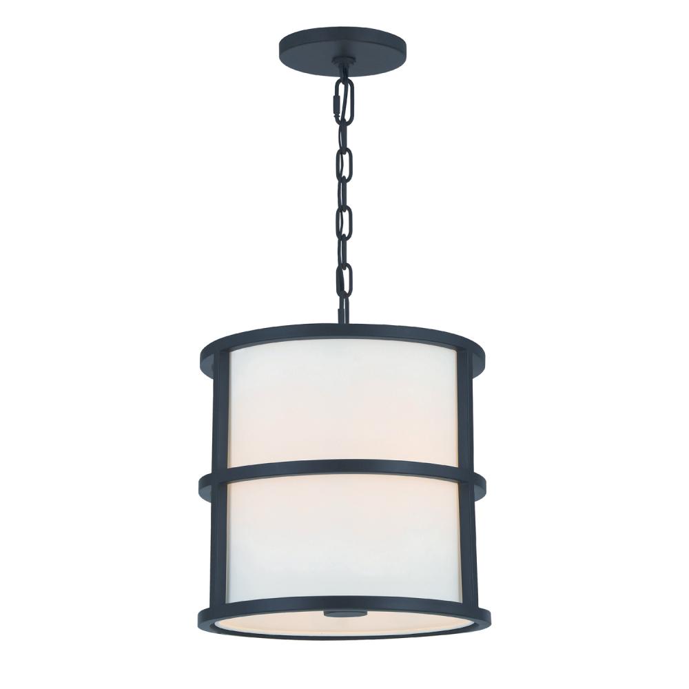 Brian Patrick Flynn for Crystorama Hulton 3 Light Matte Black Mini Chandelier