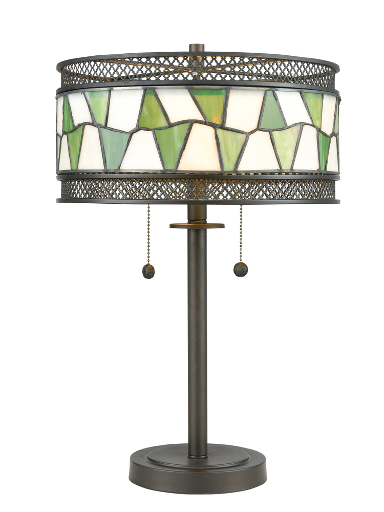 Rainy Slate Tiffany Table Lamp