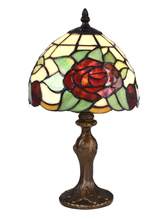 Dale Tiffany STT16088 - Indian Rose Tiffany Accent Table Lamp