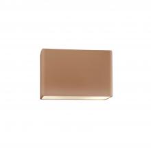 Justice Design Group CER-5640-ADOB - Small ADA Wide Rectangle - Closed Top