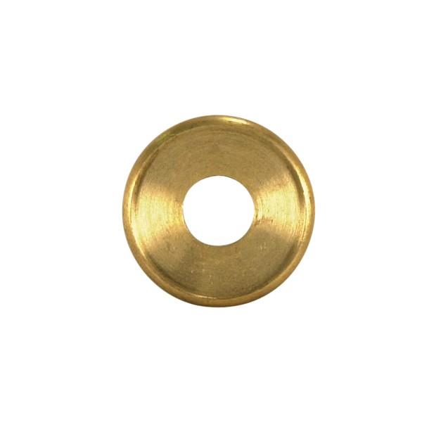 Turned Brass Check Ring; 1/8 IP Slip; Unfinished; 5/8" Diameter