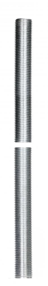 1/8 IP Steel Nipple; Zinc Plated; 58" Length; 3/8" Wide