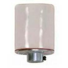 Satco Products Inc. 80/1318 - Keyless 3 Terminal Grounded Porcelain Socket With Metal Cap; 1/4 IPS Metal Cap; CSSNP Screw Shell;
