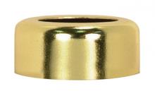 Satco Products Inc. 80/2452 - Candelabra Candle Follower; Brass Plated Finish; 7/8" Inside Diameter; 7/16" Height