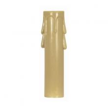 Satco Products Inc. 90/1263 - Plastic Drip Candle Cover; Antique Plastic Drip; 13/16" Inside Diameter; 7/8" Outside