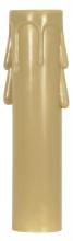 Satco Products Inc. 90/1264 - Plastic Drip Candle Cover; Antique Plastic Drip; 13/16" Inside Diameter; 7/8" Outside