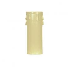 Satco Products Inc. 90/1515 - Plastic Drip Candle Cover; Ivory Plastic Drip; 1-13/16" Inside Diameter; 1-1/4" Outside