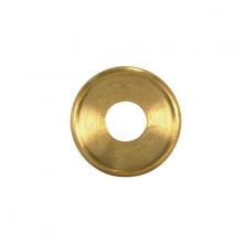 Satco Products Inc. 90/1594 - Turned Brass Check Ring; 1/8 IP Slip; Unfinished; 5/8" Diameter