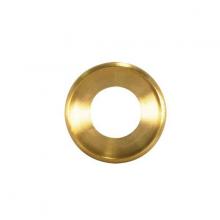 Satco Products Inc. 90/1609 - Turned Brass Check Ring; 1/4 IP Slip; Unfinished; 5/8" Diameter