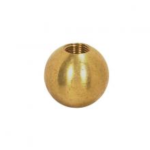 Satco Products Inc. 90/1625 - Brass Ball; 1/2" Diameter; 8/32 Tap; Unfinished