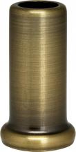 Satco Products Inc. 90/2273 - Flanged Steel Neck; 1-1/2" Height; 7/8" Bottom; Antique Brass Finish