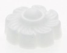 Satco Products Inc. 90/245 - Plastic Lock-Up Caps; 1/8 IP; White Finish; With Pull Chain Hole; 1" Diameter