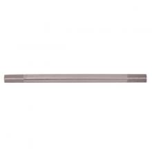 Satco Products Inc. 90/2507 - Steel Pipe; 1/8 IP; Raw Steel Finish; 4" Length; 3/4" x 3/4" Threaded On Both Ends