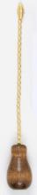 Satco Products Inc. 90/533 - Walnut Tassel; Finished Wood; 1-1/4" Length; With Beaded Chain