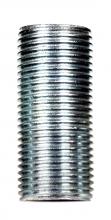 Satco Products Inc. 90/606 - 3/8 IP Steel Nipple; Zinc Plated; 1-1/2" Length; 5/8" Wide