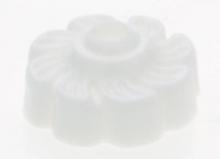 Satco Products Inc. 90/822 - Plastic Lock-Up Cap; 1/8 IP; 1" Diameter; White Finish