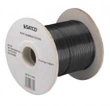 Satco Products Inc. 93/330 - Lighting Bulk Wire; 18/1 Stranded UL 1316 105C AWM TFN-PVC Nylon; 1000 Foot/Spool; Black