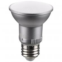 Satco Products Inc. S11581 - 5.5 Watt PAR20 LED; Medium Base; Silver Finish; CCT Selectable; 120 Volt; 40 Degree Beam Angle