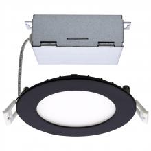 Satco Products Inc. S11874 - 10 Watt; LED Direct Wire Downlight; Edge-lit; 4 inch; CCT Selectable; 120 volt; Dimmable; Round;