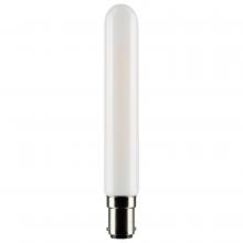 Satco Products Inc. S21377 - 4 Watt T6.5 LED; Frosted; Double Contact Bayonet Base; 4000K; 360 Lumens; 120 Volt