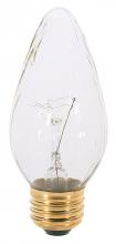 Satco Products Inc. S3363 - 25 Watt F15 Incandescent; Clear; 1500 Average rated hours; 180 Lumens; Medium base; 120 Volt