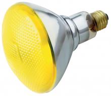 Satco Products Inc. S5004 - 100 Watt BR38 Incandescent; Yellow; 2000 Average rated hours; Medium base; 230 Volt