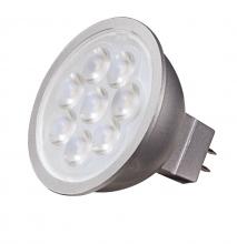 Satco Products Inc. S8605 - 6.5 Watt; LED MR16 LED; 3000K; 40 deg. Beam Angle; GU5.3 base; 12 Volt AC/DC; Carded