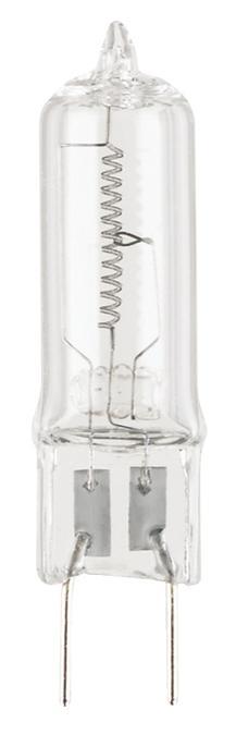 35W T4 JCD Halogen Clear GY8.6 Base, 120 Volt, Card